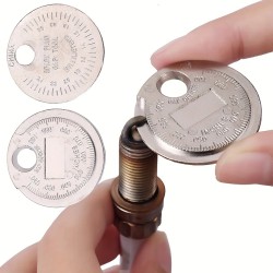 1PC 0.6-2.4mm Range Coin-Type Spark Plug Gage Gap Tool Feeler Spark Plug Gap Measurement Tool - AliExpress 34