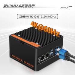Open Net P5 P6 N100 N150 N305 Rubik's Cube NAS Dual Net 2.5g Quad M.2NVME Aluminum Open Claw