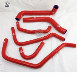 Silicone Radiator Hose For Alfa Romeo 156 2.0 (6pcs) RED/BL
